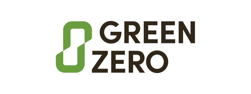 Das Bild zeigt das Logo des Unternehmens GREENZERO