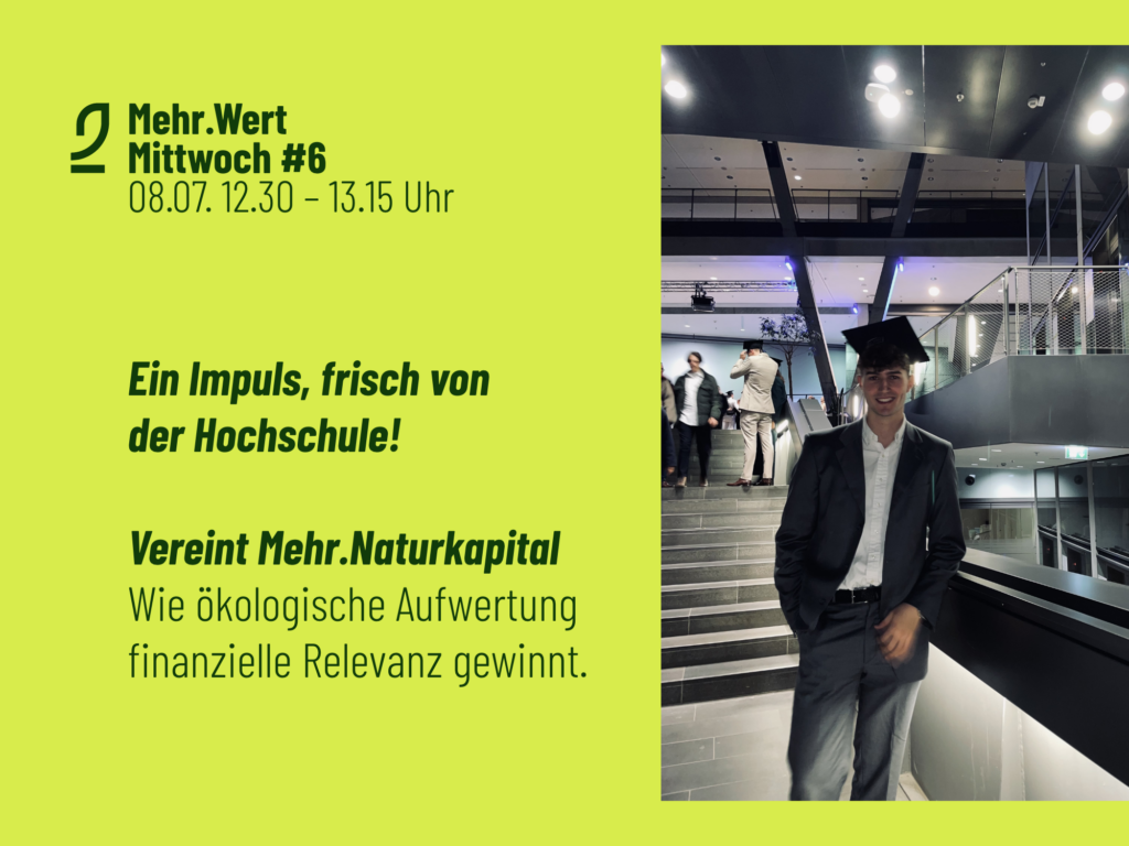 Bild zeigt Andreas Filippi Referent für den 6. Mehr.Wert-Mittwoch