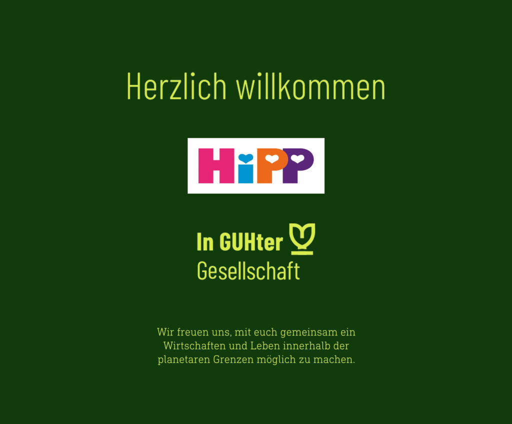 Mehr.Wert Aktuelles: Neues Mitglieder HiPP