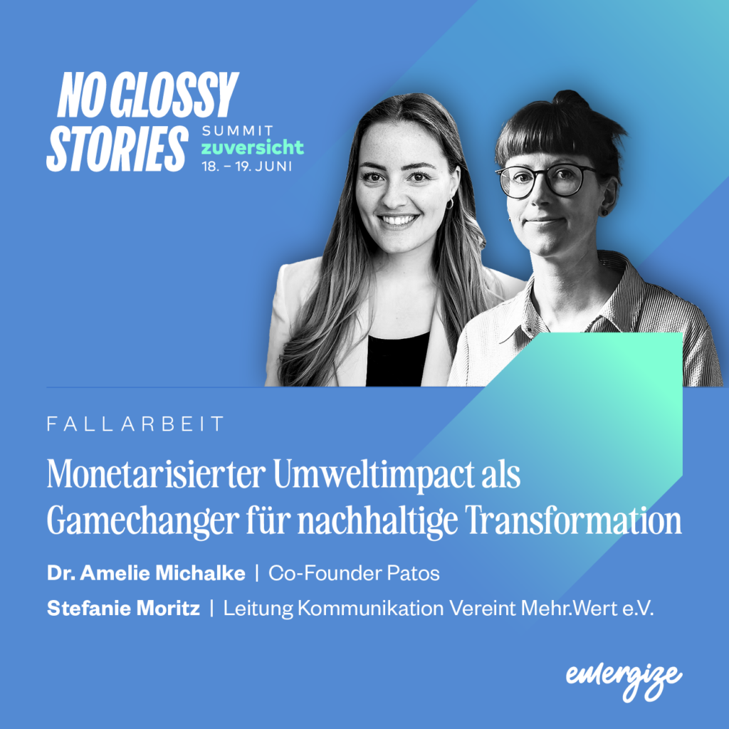 Ankündigung Vereint Mehr.Wert auf dem NoGlossyStories Summit